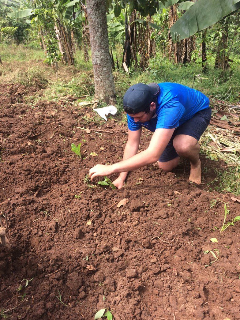 Ross Young digging